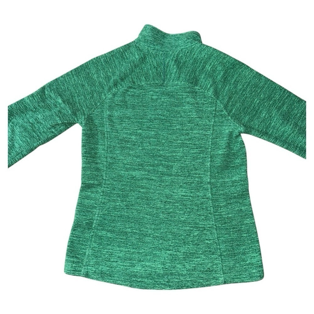 Women’s small green pullover quarter zip fleece jacket - Picture 3 of 6